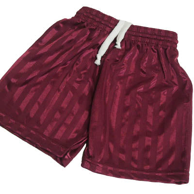 Maroon Shadow Stripe Short