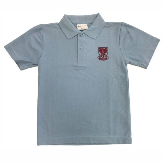 Gledhow Primary School Sky Blue Polo Shirt w/Logo