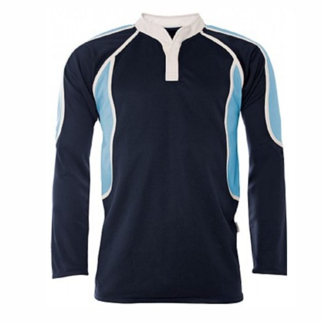 Bishop Young Navy/Sky Rugby Jersey