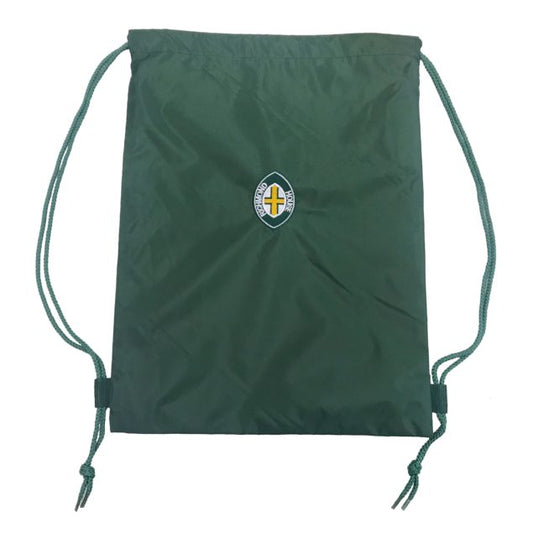 Richmond House Bottle Green Gym Bag w/Logo