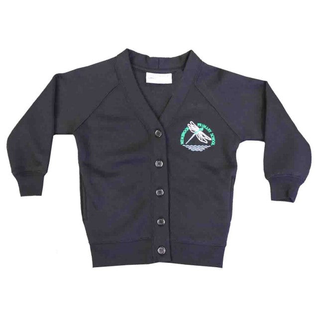 Wembrook Primary Girls Black Cardigan w/Logo