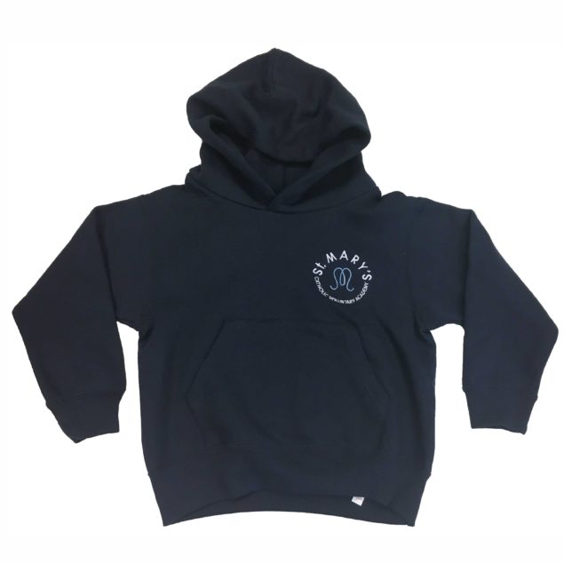 St Marys Horsforth Navy Hooded Sweatshirt w/Logo