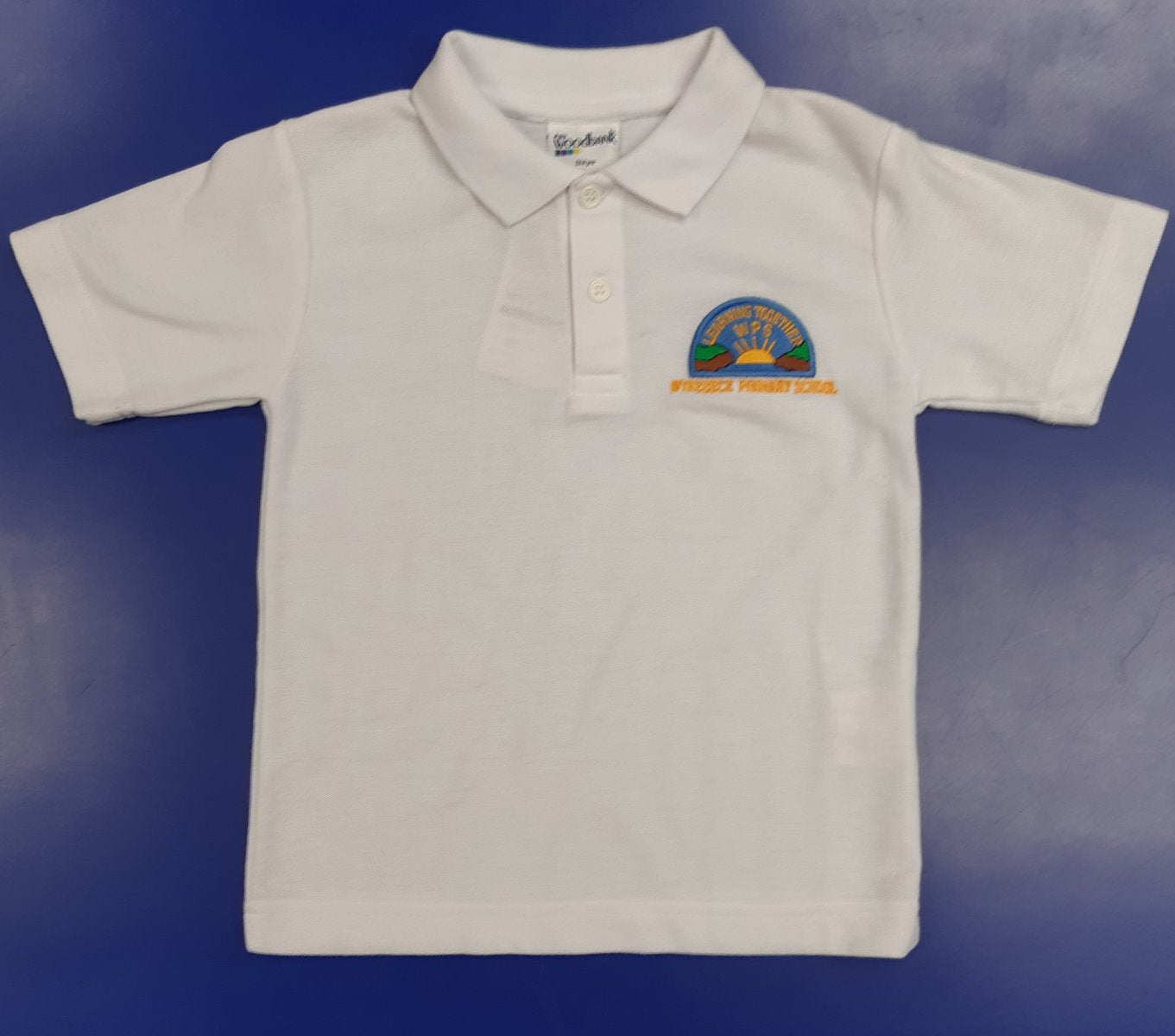 Wykebeck Primary White Polo w/Logo